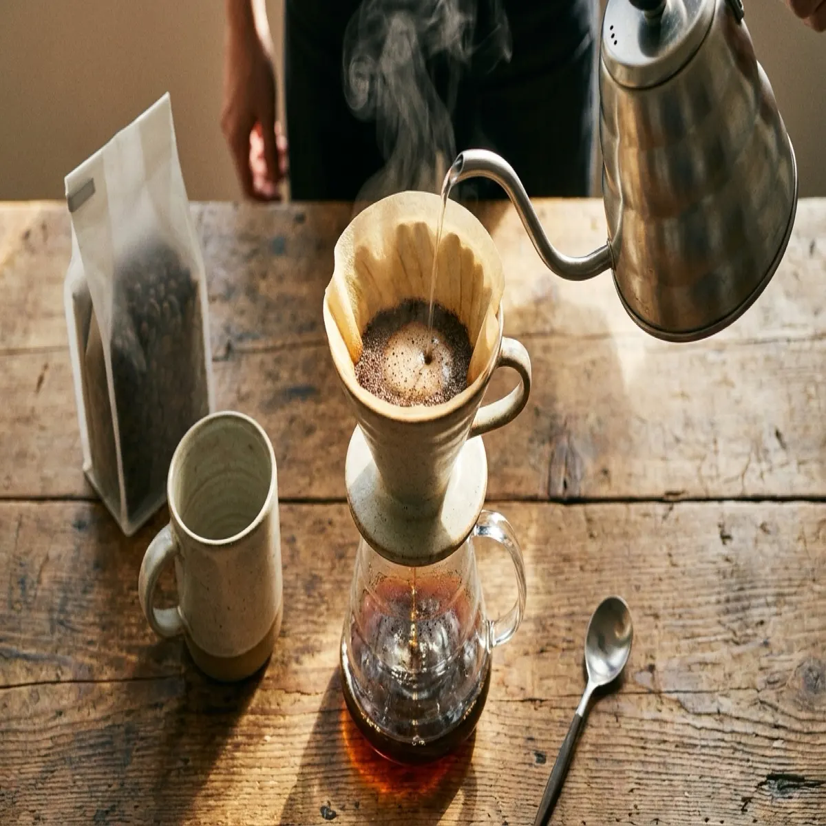 How to Make Pour-Over Coffee at Your Desk